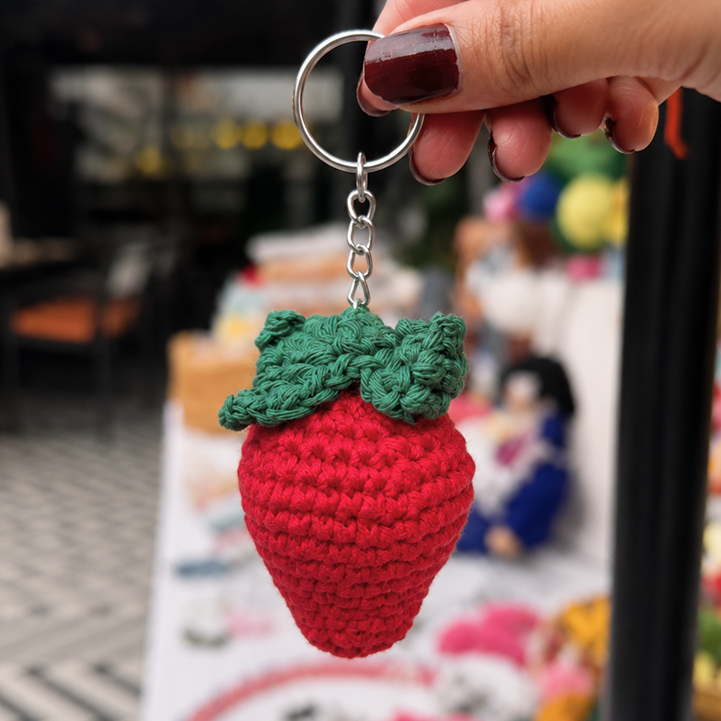 Strawberry Keychain