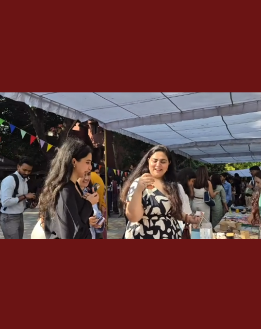 Founder of Dohful at the Project Tawwaqo stall