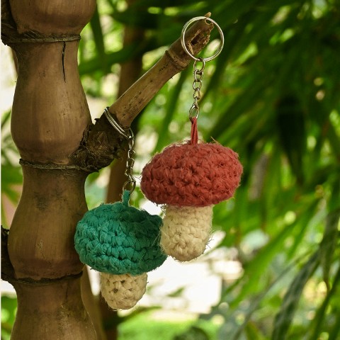 Mushroom Keychain